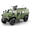 1:20 Large Warrior Armored Vehicle Model: High-Configuration Alloy Military Car with Turret, Sound, and Light - Toy for Boys.