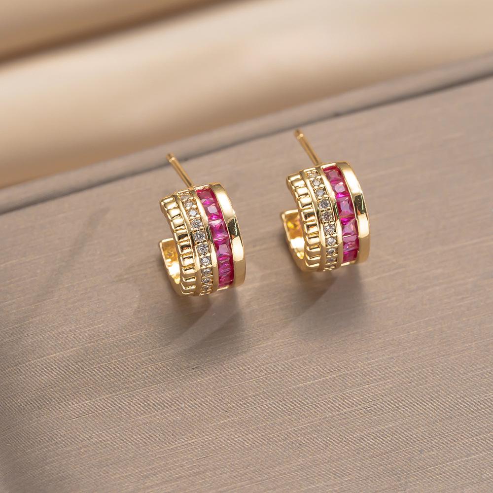 Set of Slim Waist Titanium Steel Women's Necklace - Inlaid Light Luxury Versatile Choker