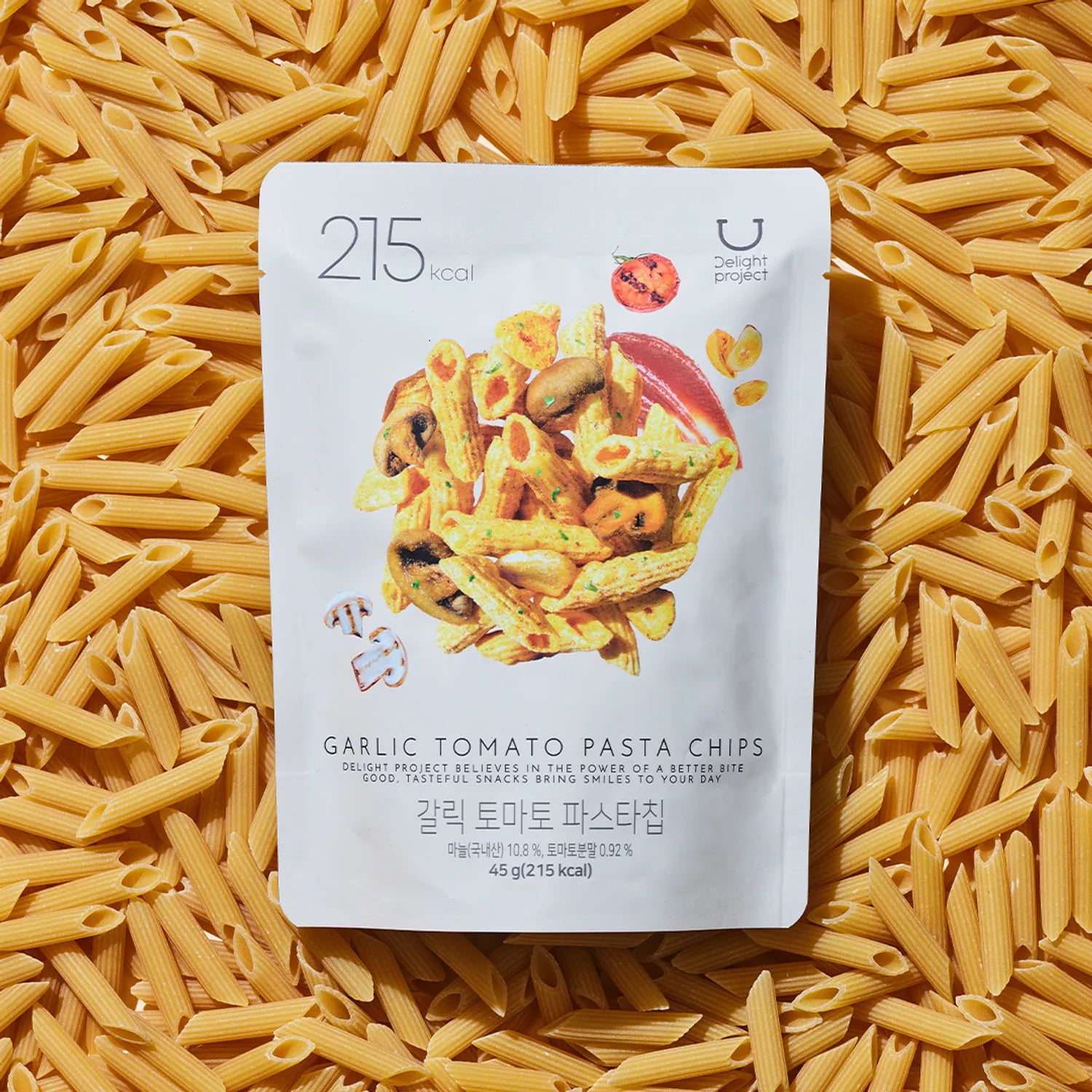 DELIGHT PROJECT Garlic Tomato Pasta Chips 45g/3bag Pasta Chips 45g/3bag