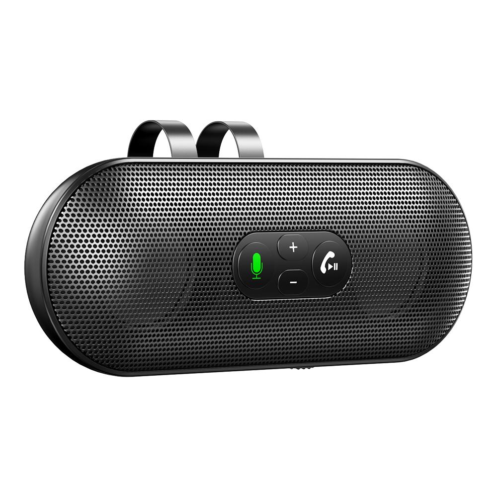 V5.4 Speaker Handsfree Car Kit Sun Visor Clip Wireless Audio Receiver Bluetooth 5.4 Speaker Speakerphone MP3 Music Player