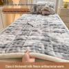 Materasso Peluche Coniglio Bubbly Classe A - Morbido Velluto Latte Tappetino Peluche per Letto Singolo da Dormitorio 0,9 m.