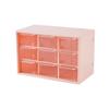 PVC Storage Box 9 Grids Drawer Organizer Box Desktop Drawer Organizer  For Jewelry Cosmetics