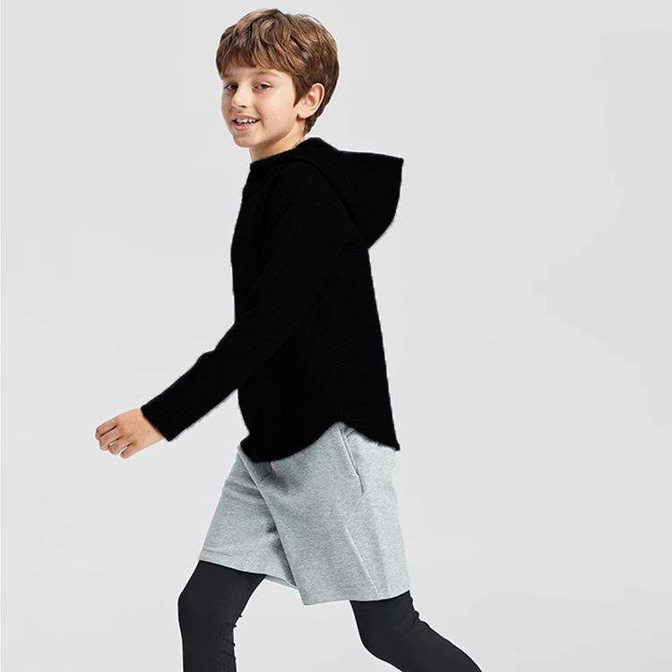European & American Autumn/Winter Kids' Quick-Dry Hooded Sweatshirt for Boys & Girls