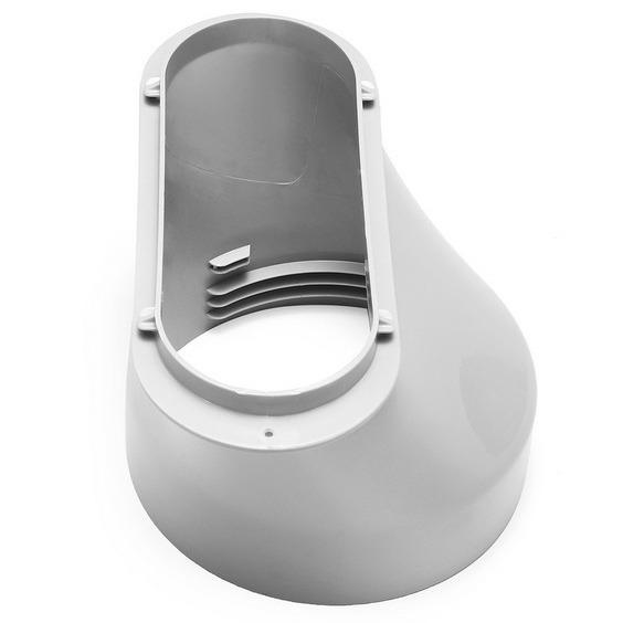 Tragbare Klimaanlage Flachmund Abluftkanal - Entenschnabel-Design, 15CM/13CM Durchmesser Frischluftanschluss