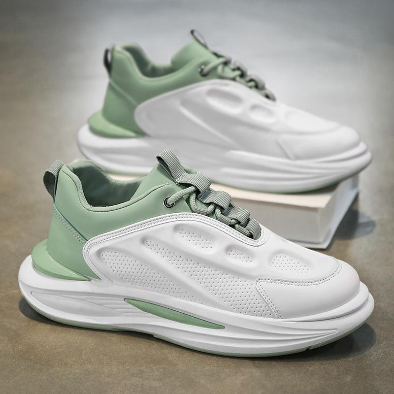 

Распродажа белые туфли весенняя мода студенческая спортивная повседневная обувь мягкая подошва нескользящая брендовая tide толстая подошва увеличивающая рост папина обувь 44