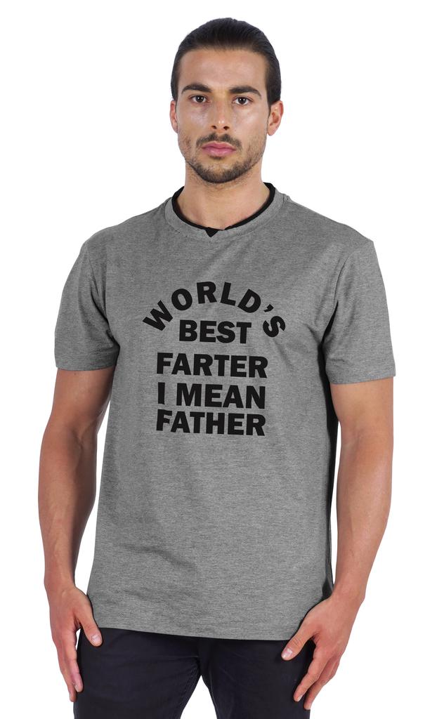 Inkmeso Grafisches Zitat "Weltbester Pupser Ich meine Vater" T-Shirt Für den besten Papa Herren Trikot