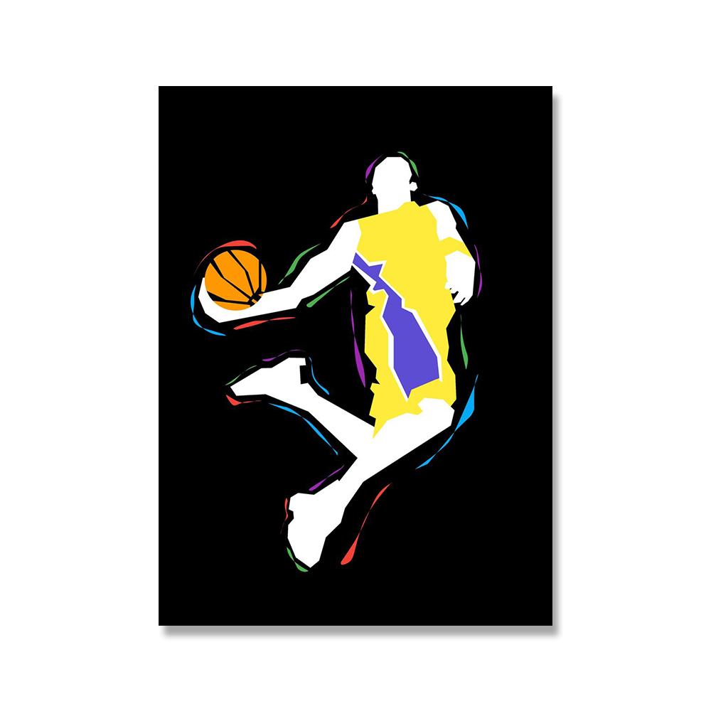 

Баскетбол Спорт Игрок Плакат Эстетика Холст Картина Преображает Баскетбольную Мечту Акварель Настенная Живопись Гостиная Домашний Декор 21x30cm No Framed
