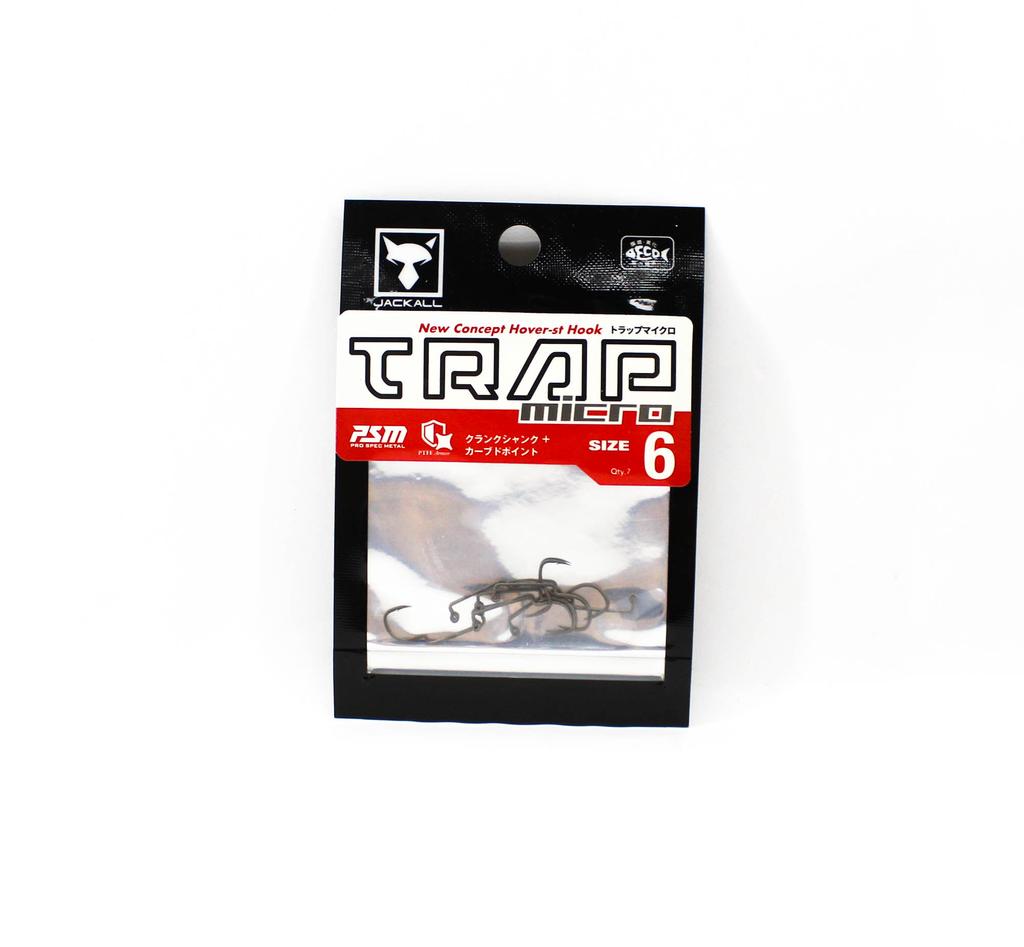 Jackall Trap Micro Hover Strolling Hook Size 6 (8491)