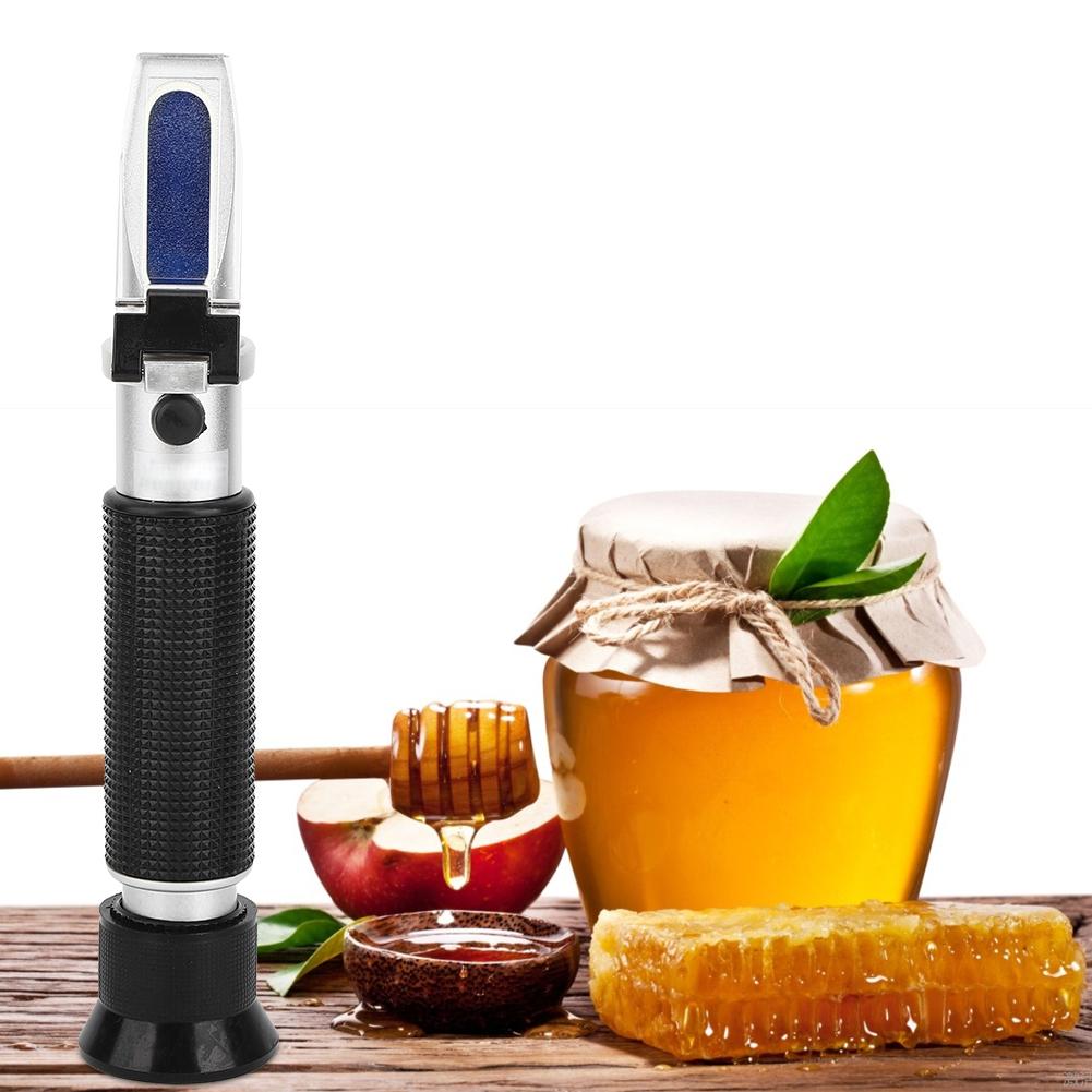 

Refractometer Concentration Meter Handheld Tool 0 10percent for Automatic Temperature Compensation