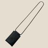 High-End Retro Lambskin Leather Phone and Glasses Pouch