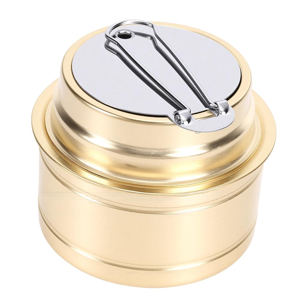 Alcohol Stove 140ML Stainless Steel Portable Liquid Alcohol Stove for Outdoor Camping Backpacking Hiking