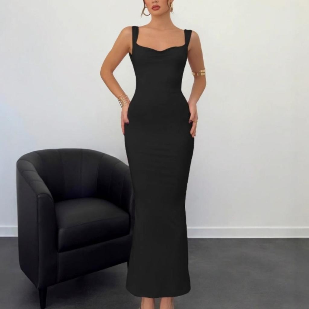 Sexy Evening Club Party Dresses Women Summer Backless Bow Sleeveless Maxi Long Dress Elegant Bodycon Robe Femme