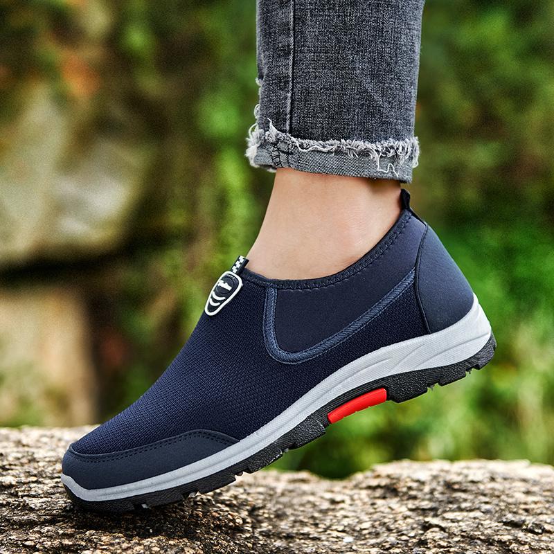 2024 Summer Men Shoes Lightweight Sneakers Men Fashion Casual Walking Shoes Breathable Slip on Mens Loafers Zapatillas Hombre
