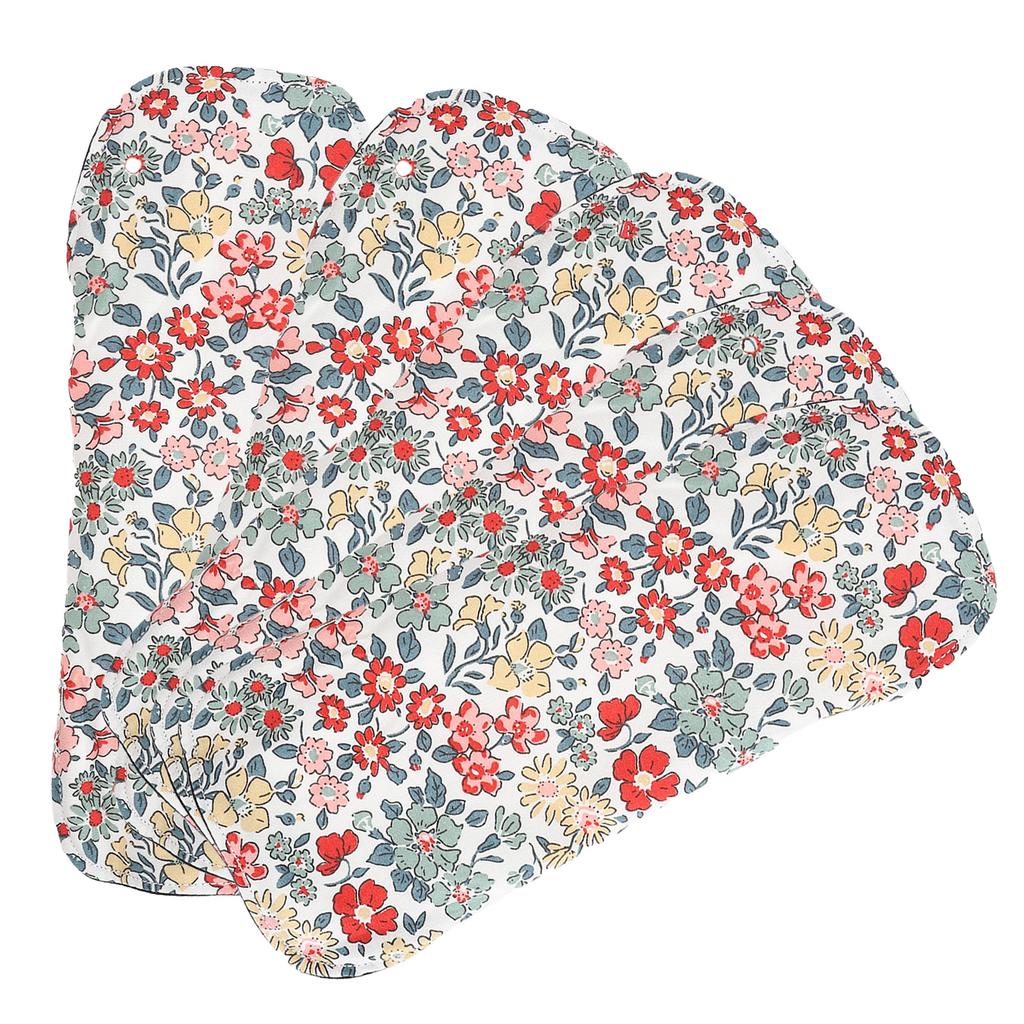 5Pcs Reusable Feminine Pads Washable Women Cotton Breathable Skin Friendly Hygiene Products S