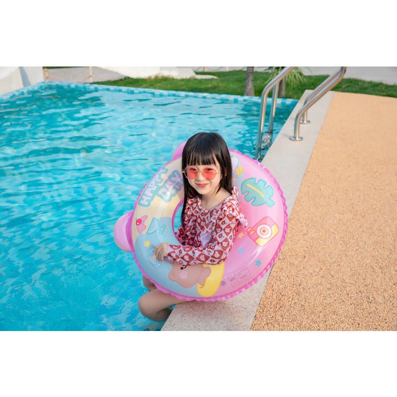 Dinosaur Inflatable Children's Swimming Ring Thickened Pvc Arm Floats Cartoon Design