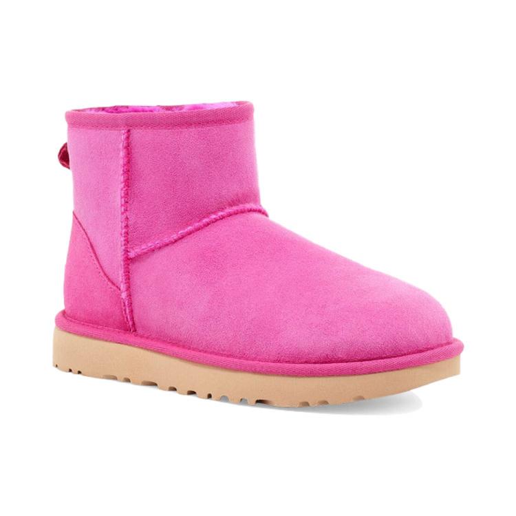 UGG Classic Mini Ii Boot Snow Boots Pink Women's 1016222-RCR
