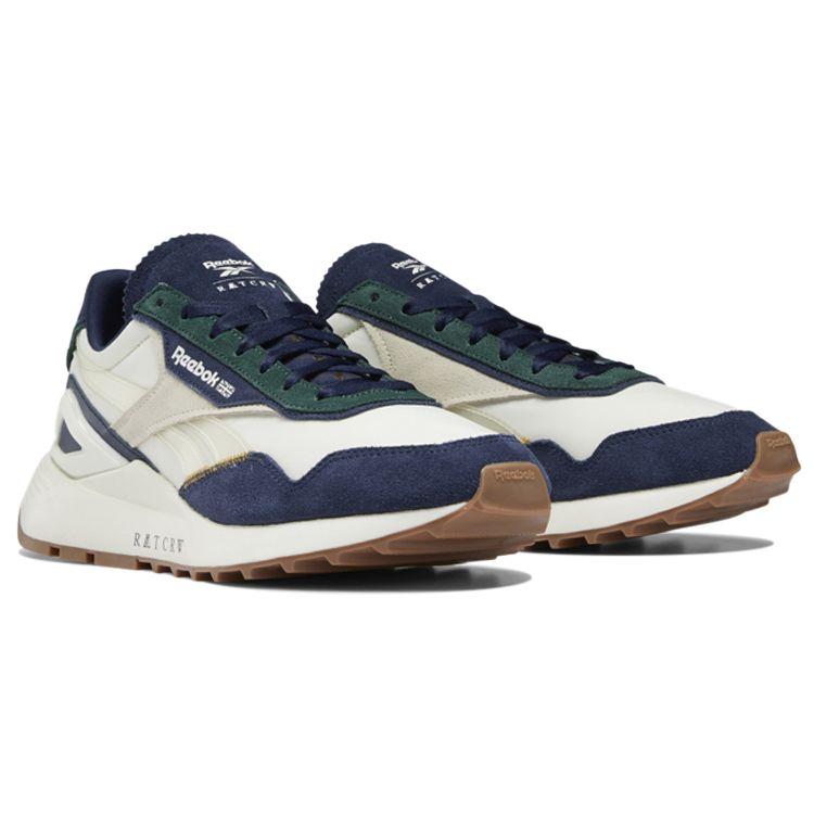 Reebok Romantic Crown X  Classic Leather Legacy AZ Comfortable Fashion Low-Top Casual Running Shoes Unisex Sneaker White Blue Green GZ0740