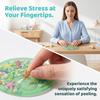 Giocattoli Sensoriali per Alleviare lo Stress a Tema Oceanico Silicone Picky Pad Decompressione Skin Picking Pad Per ADHD Giocattolo Sensoriale per l'Ansia