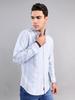 Monte Carlo Mens Regular Fit Stripes Full Sleeve Shirt