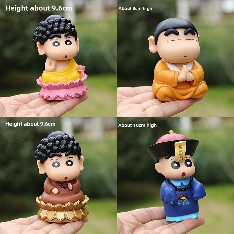 Shinchan Crayon Lotus Robe Pvc Statue For Office And Home Decorations Gifts