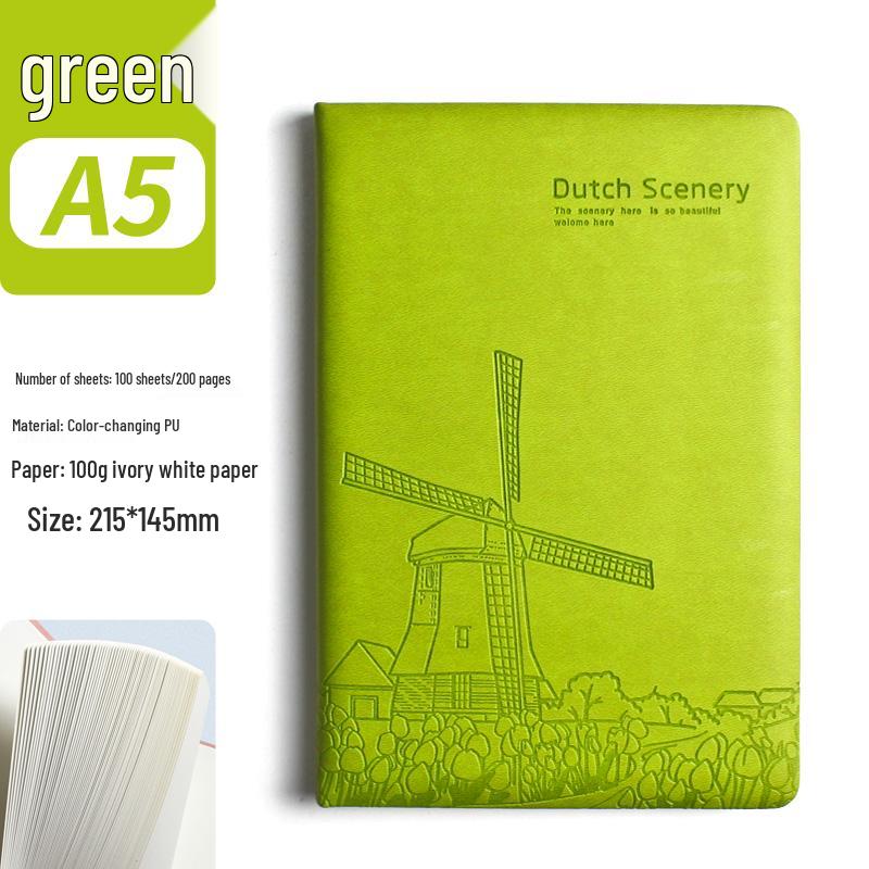Thickened A5 Literary Style Hardcover Notebook - Cute Girly Heart Planner, Creative Journal Diary B5 Size.