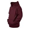 2024 Herbst Hoodie mit Samtfutter und gestapeltem Kragen: Trendig Unisex Lässig Lockere Passform