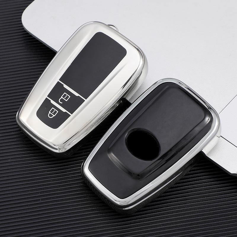 New TPU Car Key Case For Toyota Prius Camry Corolla C-HR CHR RAV4 Prado Izoa Levin Avalon 2018 2019 2020 Car Key Case Shell Cover Keychain Protector