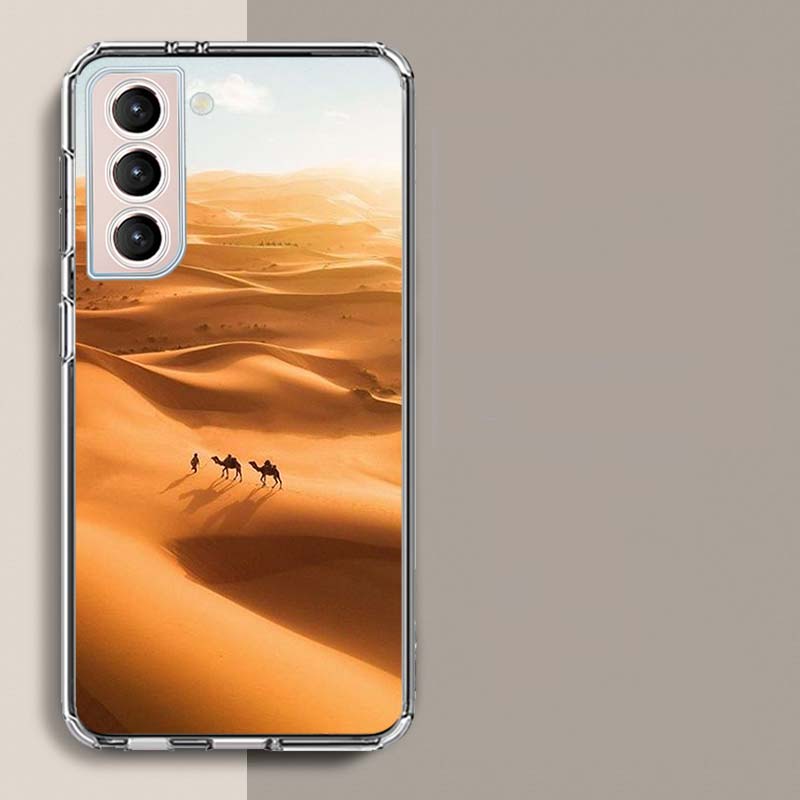 

Чехол для телефона с караваном верблюдов в пустыне Для Samsung A16 A26 A36 A56 A17 A15 A25 A35 A55 A14 A24 A34 A54 A04S A05S Galaxy Note 20 Samsung A8 2018
