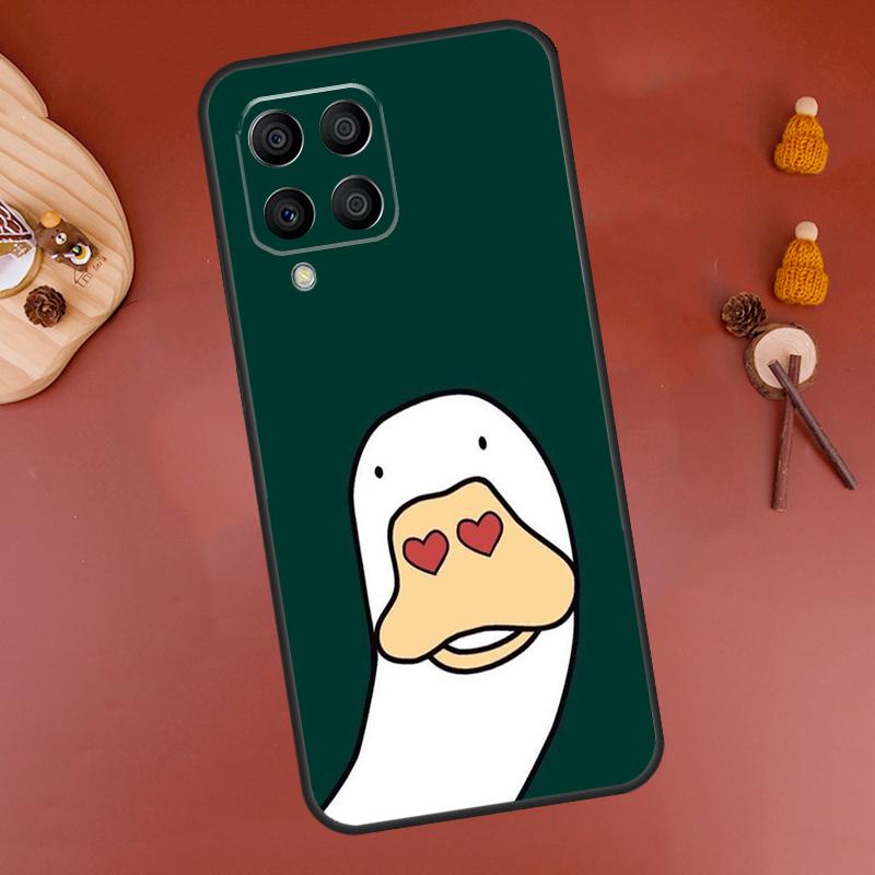 Cartoon Cute Animal Duck Case For Samsung Galaxy M12 M13 M14 M54 M23 M16 M11 M21 M31 M20 M34 M52 M32 M36 M56 M15 M55