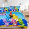 Care Bears Unlock Magic Print 3Pcs Bedding Setduvet Cover With 2 Bedropillowcase Home Birthday Gift