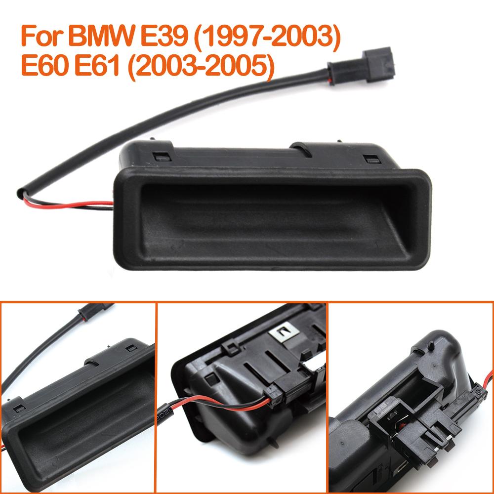 Car Rear Door Trunk Switch Handle Latch For BMW 1 3 5 X1 X5 X6 Series E39 E60 E82 E84 E88 E90 E91 E92 E93 E70 E71 51247118158