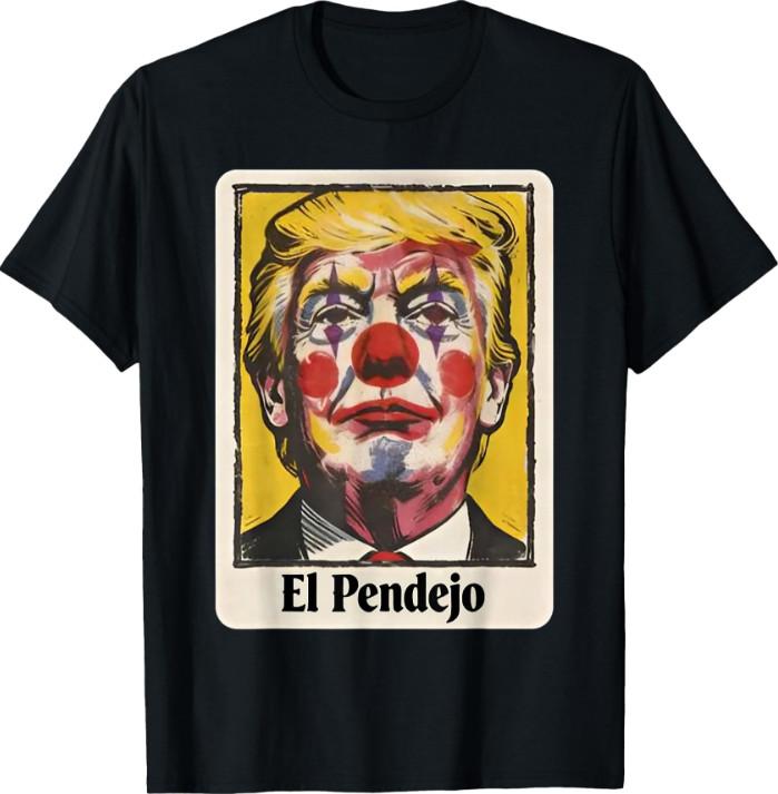 Трамп El Pendejo Смешной Политический Клоун Сатира Футболка S разноцветный