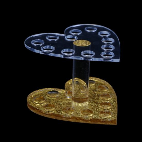 Pen Holder High Durability Bright Color Space-saving Acrylic Nail Polish Pen Stand Nail Art Pen Display