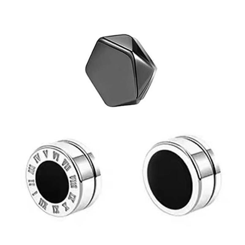 

Новые серьги-клипсы для мужчин, не требующие прокола, нишевый стиль, титановая сталь, магнитные, мужские, хип-хоп, уникальные, хипстерские, морозный стиль X125(B + C + D) three-piece set