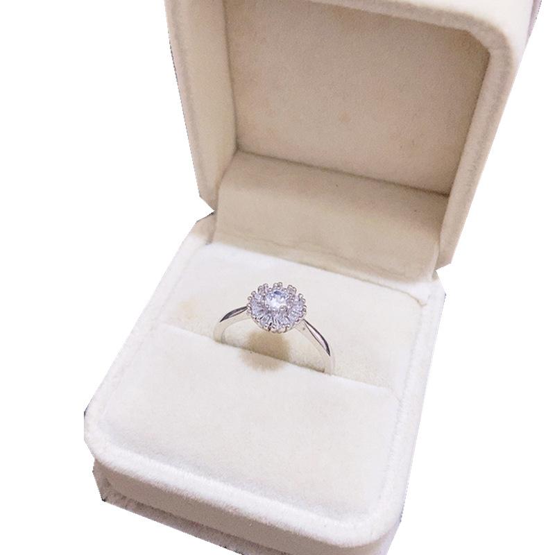 5 шт. кольцо со вставкой из циркона Модное изысканное кольцо для женщин — фото 6