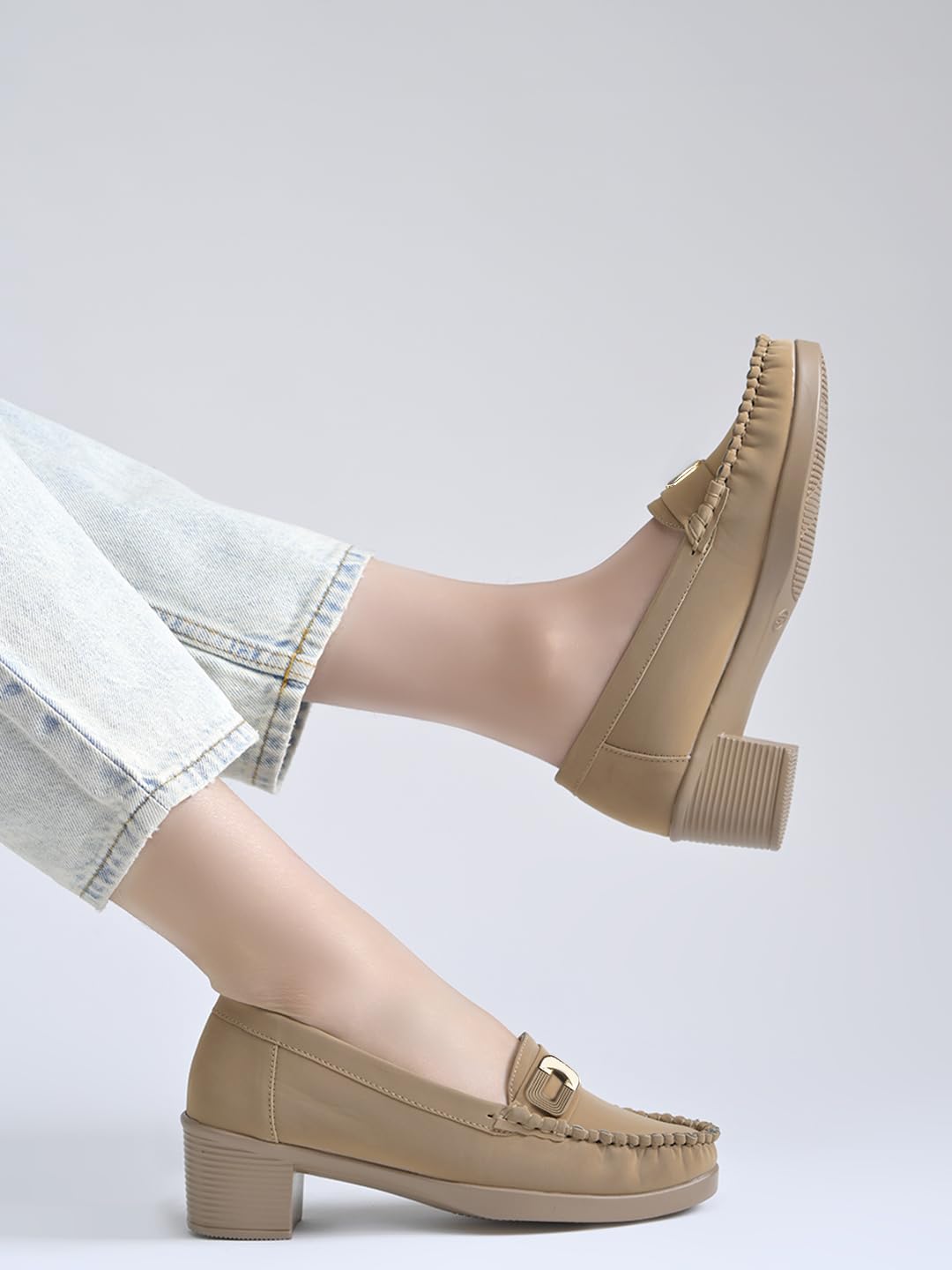 Shoetopia Стильные удобные женские сандалии С открытым носком без застежки повседневные в этническом стиле для ежедневной носки для женщин и девочек EU41 24CM бежевый 2090₽