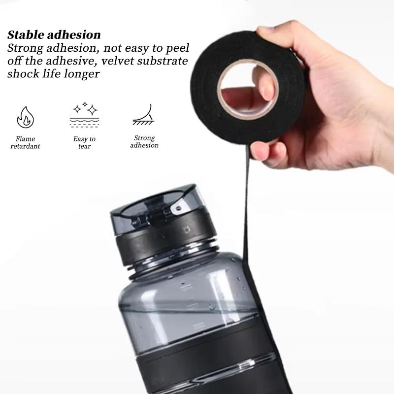 1-10PC Electrical Insulating Tape Heat Resistant Harness Tape 9/15/50MM Car Cable Harness Wiring Loom Protection Waterproof Tape