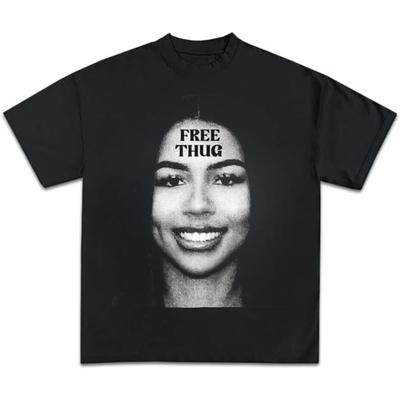 Men T-Shirt Mariah The Scientist Free Thug Rapper Star Fashion Cotton Tee Shirt Short Sleeve T Shirts Round Collar Clothes Top