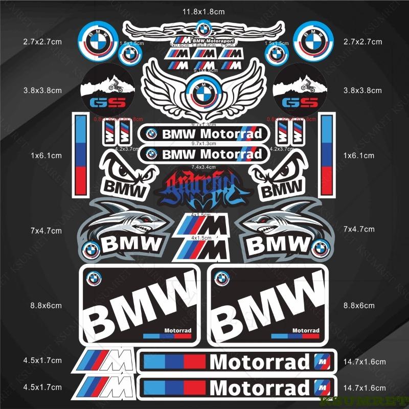 Vinylové nálepky s logem pro motocykl BMW