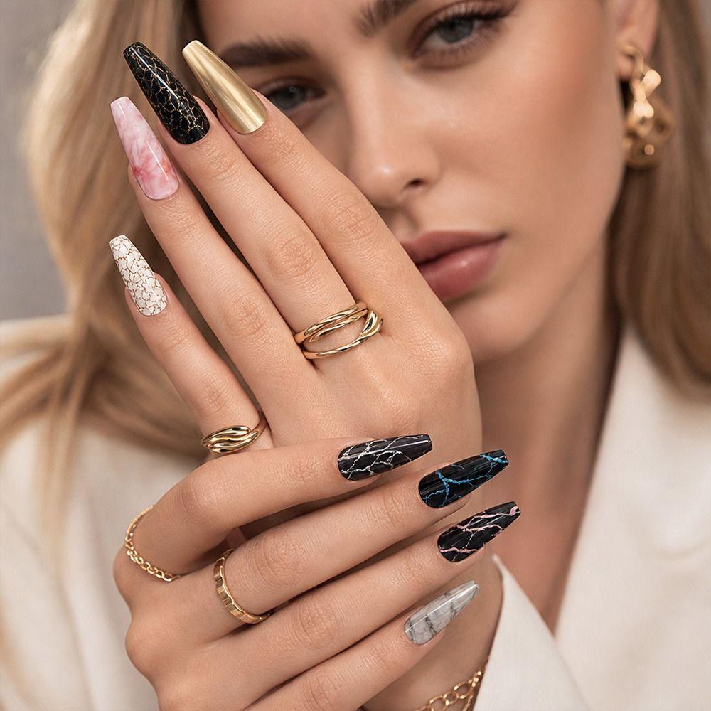 Lace Design Nail Stickers Stripe Pattern Nail Art Stickers Transfer Paper  Nail Decoration