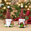 Festives Plush Santa Gnomes Doll Ornament with Sacks Bag Design Stuffing Swedish Tomtes Figurine Home Office Table Decors