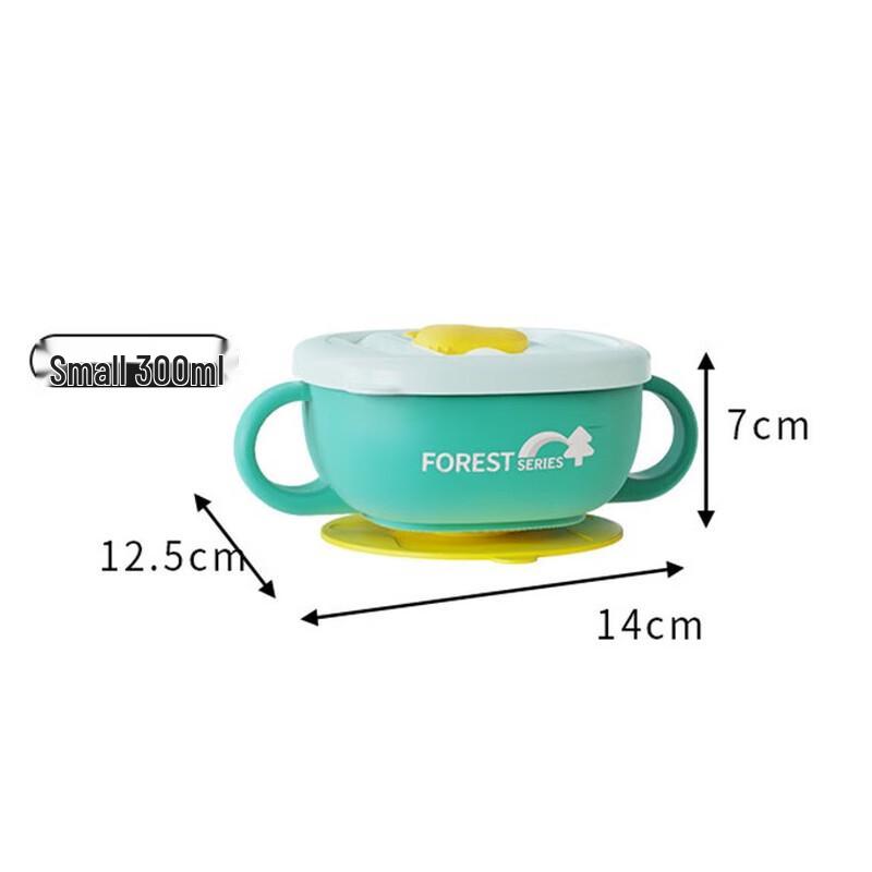 Jiayi Baby 316 Stainless Steel Insulated Suction Baby Bowl