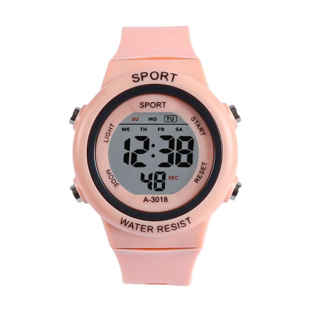 Wristwatch Kids Ladies Men Digital Watch Water Resistant Alarm Stopwatch Light Simple Casual School Commute Unisex Sports Lightweight Small Size