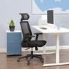SONGMICS Office Chair, Desk Mesh Chair, Ergonomic Computer Chair, 360 Degrees Swivel Chair, Adjustable Lumbar Support, Headrest, and Armrests
