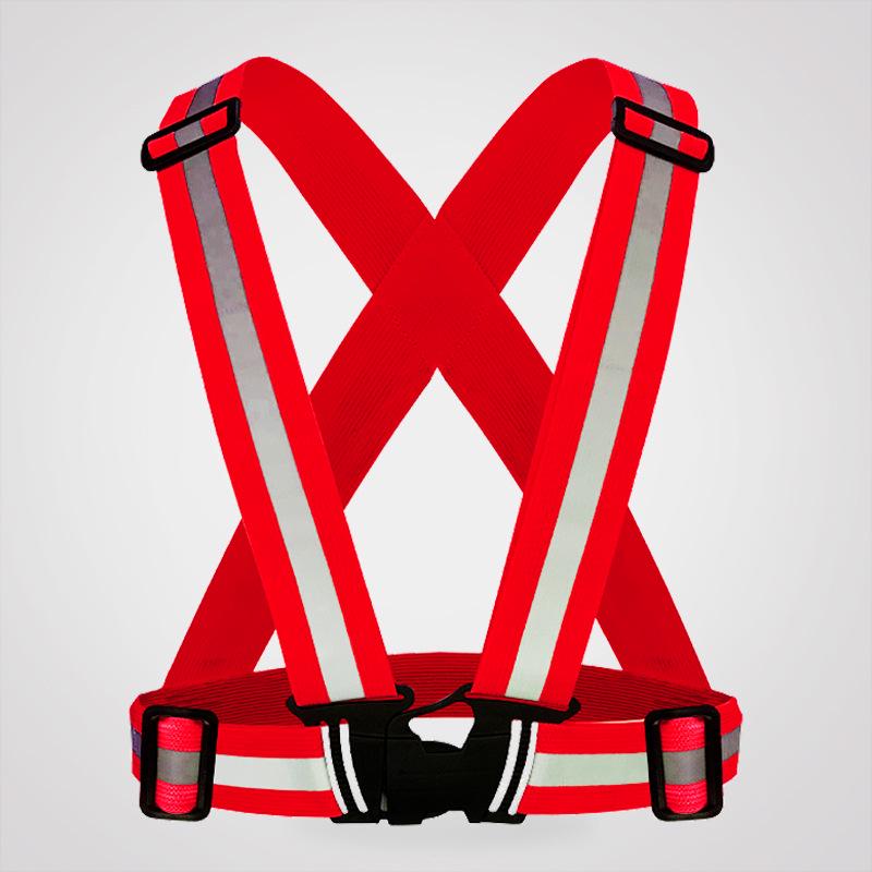 High Visibility Reflective Vest for Safety in Night Running, Cycling, Sanitation, and Construction