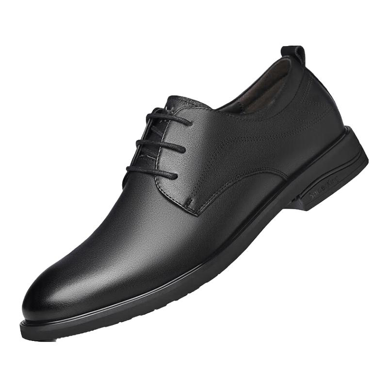 Men s British Style Leather Business Formal Derby Shoes 46