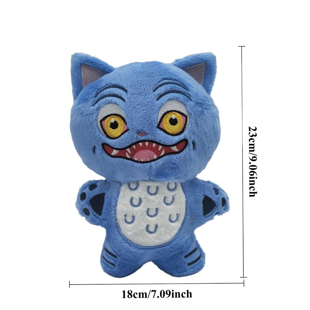 New Demon Tiger Plush Toy Hunters Kpop Soft Toy Blue Tiger Plushie Doll K Pop Stuffed Plushie Toy Christmas Birthday Gift
