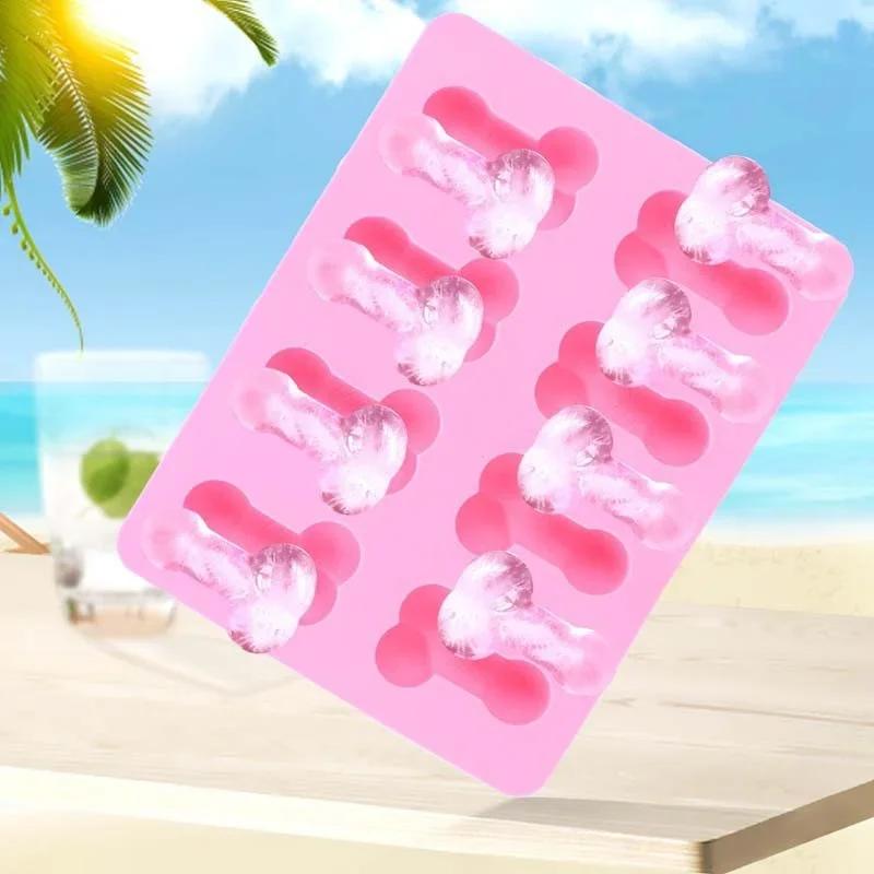 Penile silicone chocolate mold Ding Ding ice lattice so Silicone Penis Mold Ice Cube Soap Candle Chocolate Cake Maker Mould