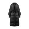 Ailaiyi Women's Elegant Long Lapel Down Jacket