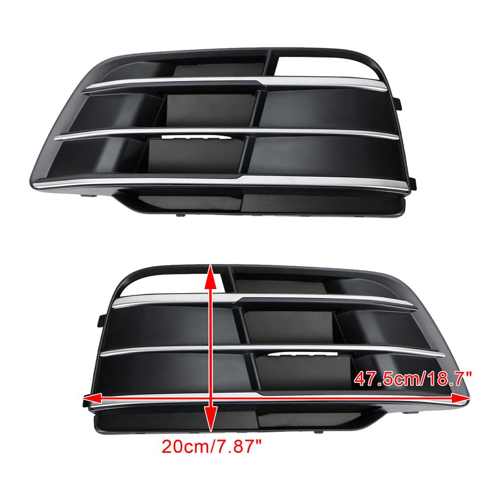 Front Bumper Grille Grill 80A807679MRU6 Fit Q5 SQ5 2018-2022 Pre-Facelift